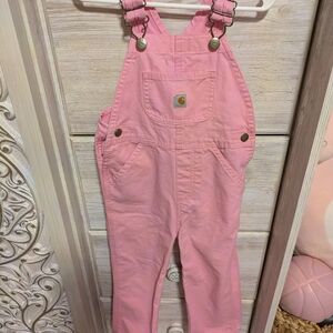 Carhartt Pink Kids Overalls
